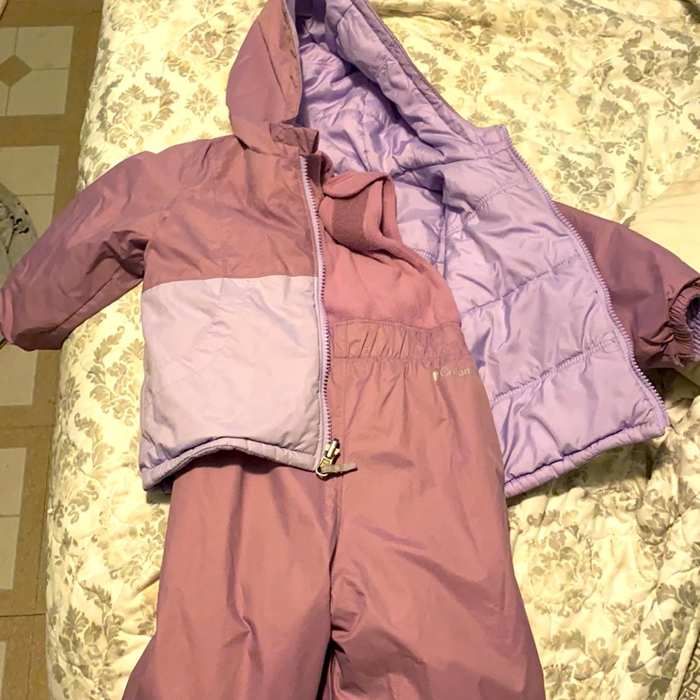 Baby two piece jacket & overall